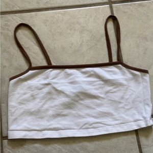 White strap top size small